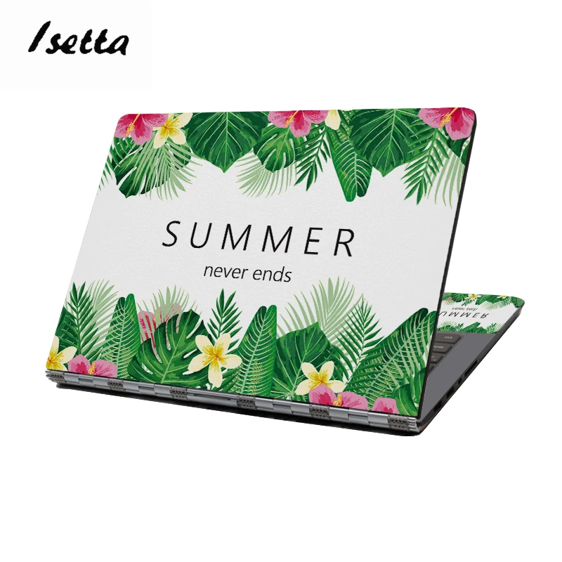 Ноутбук, ноутбук, кожа, наклейка, Обложка, Летний стиль, переводная картинка, подходит для 13," 14" 15," 16", универсальный - Цвет: J