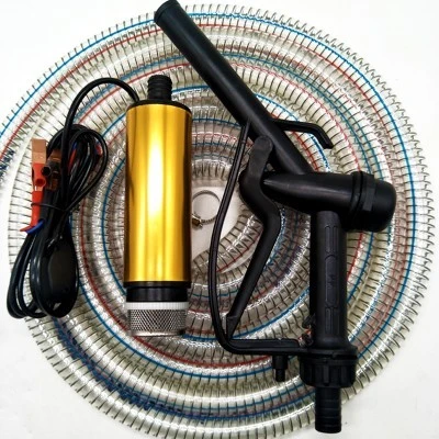 12V масляный насос перекачки погружные насосы для дизельного топлива Расходомер 30L/мин 5m шнур питания Электрический мини-поле автомобиля для водяной насос 12V