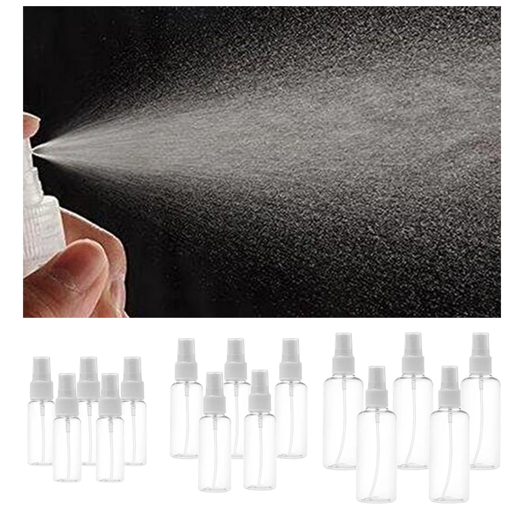 15x Portable Clear Perfume Pump Sprayer Water Alcohol Bottles Container