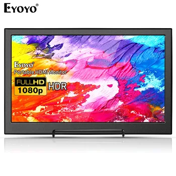 

Eyoyo EM13 13.3" HDR Portable IPS Monitor 1920x1080 FHD Gameing LCD Screen With Mini HDMI PS4 Monitor For laptop Xbox Display