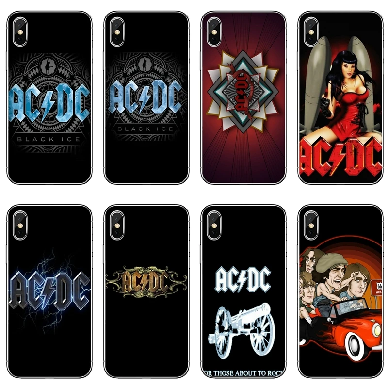 С принтом музыкальной группы ACDC AC DC для samsung Galaxy A10 A30 A40 A50 A60 A70 huawei P30 lite pro P Smart Y6 мягкий чехол