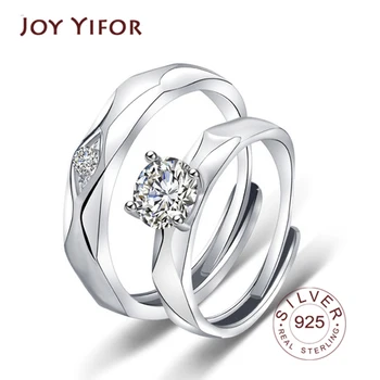 

New Fashion Hot Sale Genuine 925 Sterling silver Stone Ring Fine Jewelry Simple Round Thin Ring for Women Element Ring