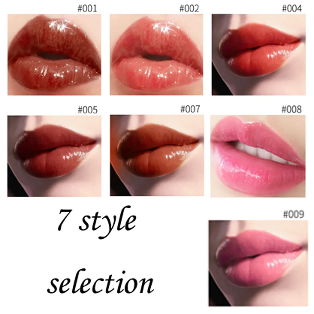 Желе Lippies блеск для губ Гель Увлажняющий красота макияж Прозрачный карамельный цвет длительный водонепроницаемый для женщин Макияж инструменты# BL5