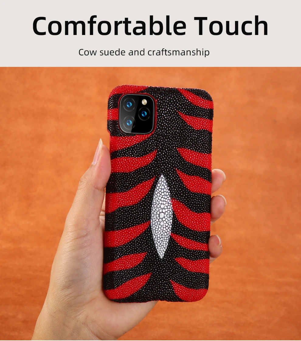 Роскошный чехол ската для iphone 11 pro max, чехол из натуральной кожи для iphone 11, чехол xs max 7plus 11pro Fundas