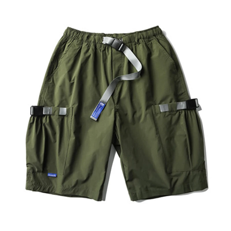 

2020 Summer HipHop Big Pockets Shorts Streetwear Harajuku Oversize Shorts Men Track Short Sweatpants Fashion Solid Color pant