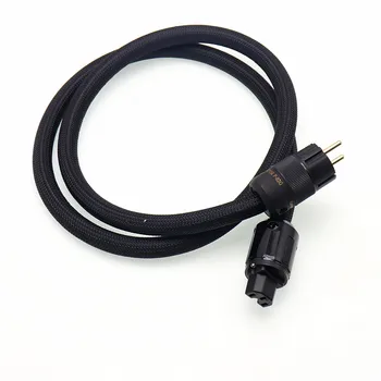 

HiFi power cable pure copper fever audio power cord with American / European power plug