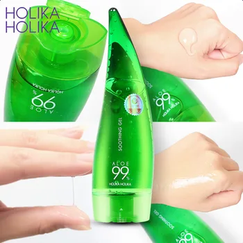 

Holika Holika 99% Aloe Soothing Gel Aloe Vera Gel Anti Wrinkle Acne Scar Treatment Cream Sunscreen Aloe Gel 55ml