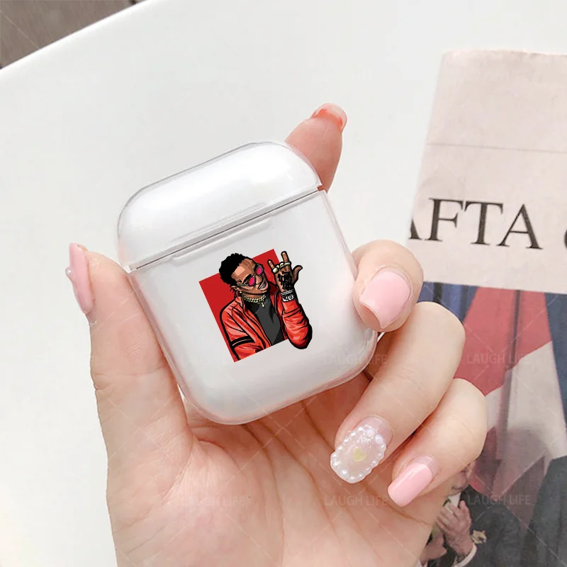 Чехол travis scott для Airpods Роскошный прозрачный мягкий чехол для Air Pods чехол Bluetooth беспроводные наушники для AirPod 2 Чехол