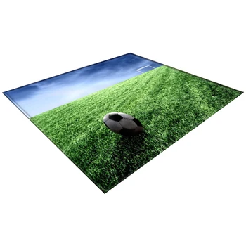 

1pc 160x120cm Doormat Stylish Football Lawn Printed Non-Slip Area Rug Floor Mat for Living Room Bedroom