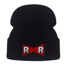 RR шапочки Dragon Ball Dr. Gero Шапки эластичный бренд вышивка теплые зимние унисекс вязанные шапочки Skullies красная лента армейские лыжи gorros