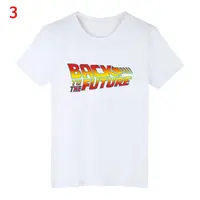 Powrót do przyszłości Tshirt Luminous T Shirt camiseta letnie t-shirty z krótkim rękawem powrót do przyszłości Tee topy koszulki uliczne 4XL 3