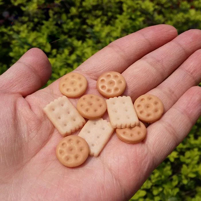 1 шт. масштаб 1:6 миниатюрный кукольный домик Пищевая Модель печенье на соде