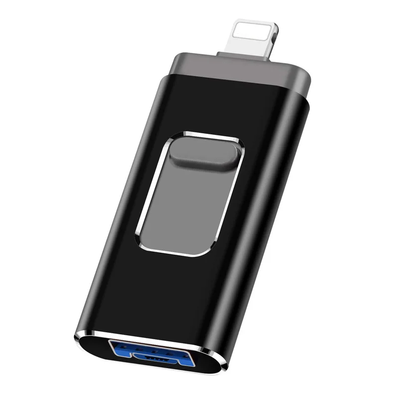 USB флэш-накопитель для iPhone X/8/7/7 Plus/6 Plus/6s/5/SE/ipad портативный флэш-накопитель 16 Гб 64 usb-шнур "сделай сам" Pendrive 128 ГБ оперативной памяти, 32 Гб встроенной памяти, с Тип c ФЛЕШКА флешка гитара - Цвет: Y01-USB2.0-Black