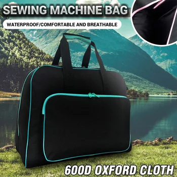 

Multifunctional Sewing Machine Bag Travel Portable Storage Bag Carry Case With Pocket Waterproof Tote Bags Sewing Tools HandBags