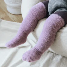 Теплые носки для малышей; плотные зимние носки для новорожденных девочек и мальчиков; детские гольфы для малышей; рождественские носки