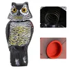 Realistic Bird Scarer Rotating Head Sound Owl Prowler Decoy Protection Repellent Pest Control Scarecrow Garden Yard Move ► Photo 2/5