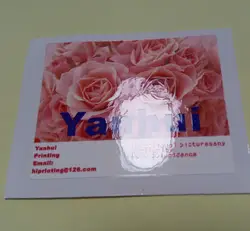 ПВХ наклейки с напечатанным логотипом/пользовательские наклейки/печать наклеек