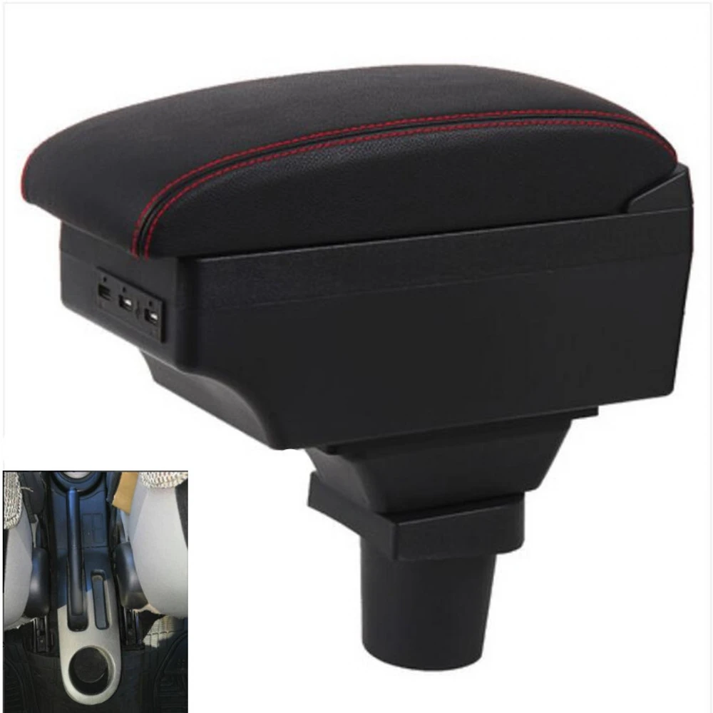For Toyota Ist Armrest Box Universal Car Center Console Modification Accessories Double Raised With Usb Armrests Aliexpress