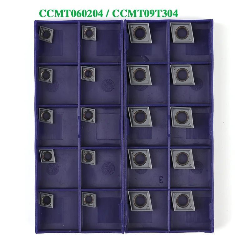 10 Pz Dcmt11T304 Ccmt09T304 Ccmt060204 Nn Lt10 Inserti In Metallo Duro Tornio Cnc Utensili Da Tornio Macchina Utensile Da Taglio Lama Ccmt Dcmt