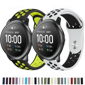 

Double Color Silicone Strap For Haylou Solar LS05 Smart Watch Sport Wristband Straps For XiaoMi Haylou Solar Watchband Correa