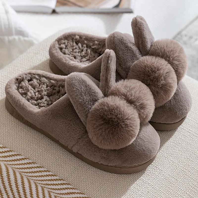 Coffee slippers Adul Детские домашние шлепанцы; теплая зимняя домашняя хлопковая обувь с искусственным мехом для родителей и детей; домашние тапочки для мальчиков и девочек, папы и мамы; SH09243 - Цвет: Coffee slippers Adul