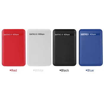 

VKTECH 2.5 inch USB3.0 to SATA 3.0 HDD Hard Disk Drive External Enclosure Case Box Hard Case Tool Free 6 Gbps Support 3TB UASP