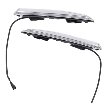 

2Pcs/Set Waterproof LED DRL Daytime Running Lights for Ford Kuga Escape with Turning Signal Lamps