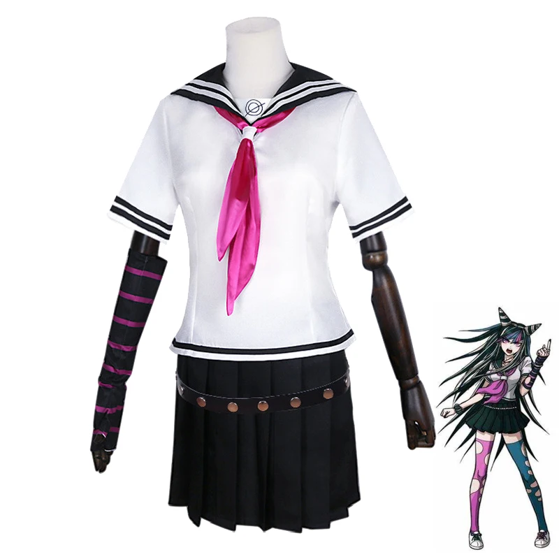 

Anime Super Danganronpa Mioda Ibuki Dress Cosplay Costume Dangan Ronpa Women School Uniform Halloween Party Dresses