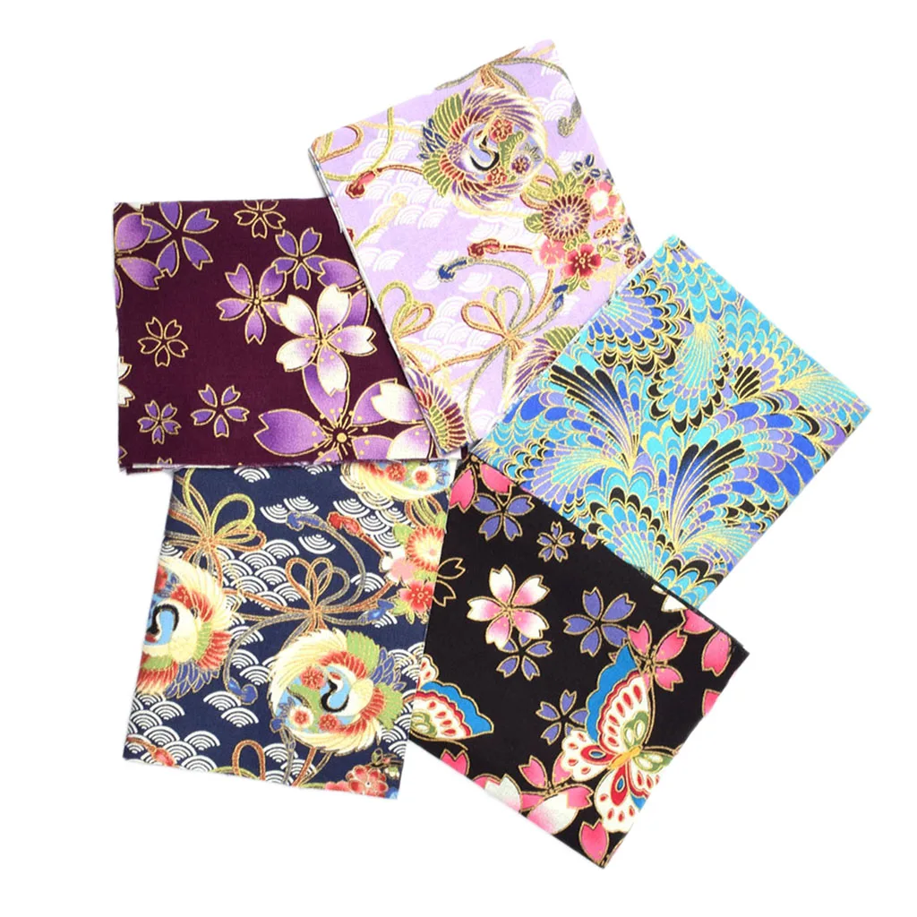 English Pima lawn cotton fabric Asian or japanese inspired fans Gingko leaves priced per 25cm
