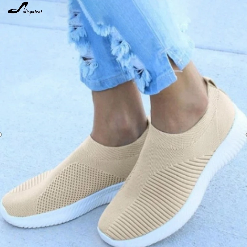 Женская Вулканизированная обувь Сезон лето модная повседневная Сетчатые