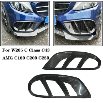

Front Bumper Air Vent Outlet Cover Trim Mesh Grill Frame for Mercedes W205 C Class C43 AMG C180 C200 C250 2015-2019