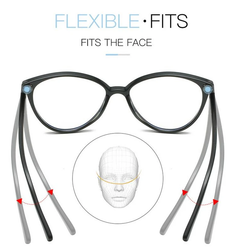 Leopard Frame 1.56 Aspheric Cat Eye Myopia Glasses With Prescription Women Men Single Vision Myopic Spectacles -0.5 -0.75 To -6 2
