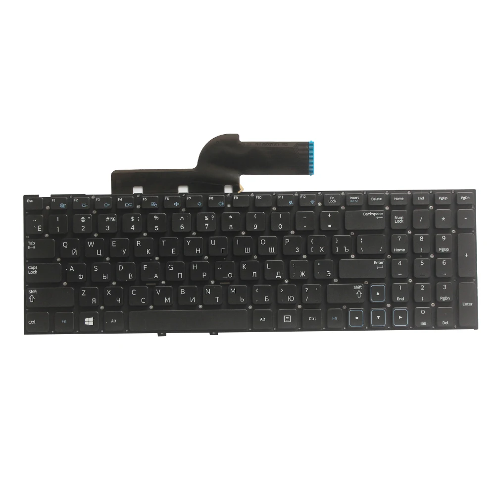 Русская клавиатура для Samsung NP300E5C 300E5C NP300E5X 300E5X RU lsptop без рамки Черная|Клавиатуры