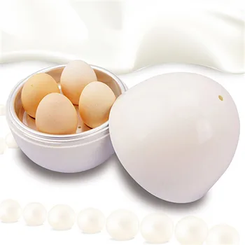 

New Hot Sell White Ball Shape Microwave 4-6 Eggs Cooker Hard Boiled Boiler Home Kitchen Tool
