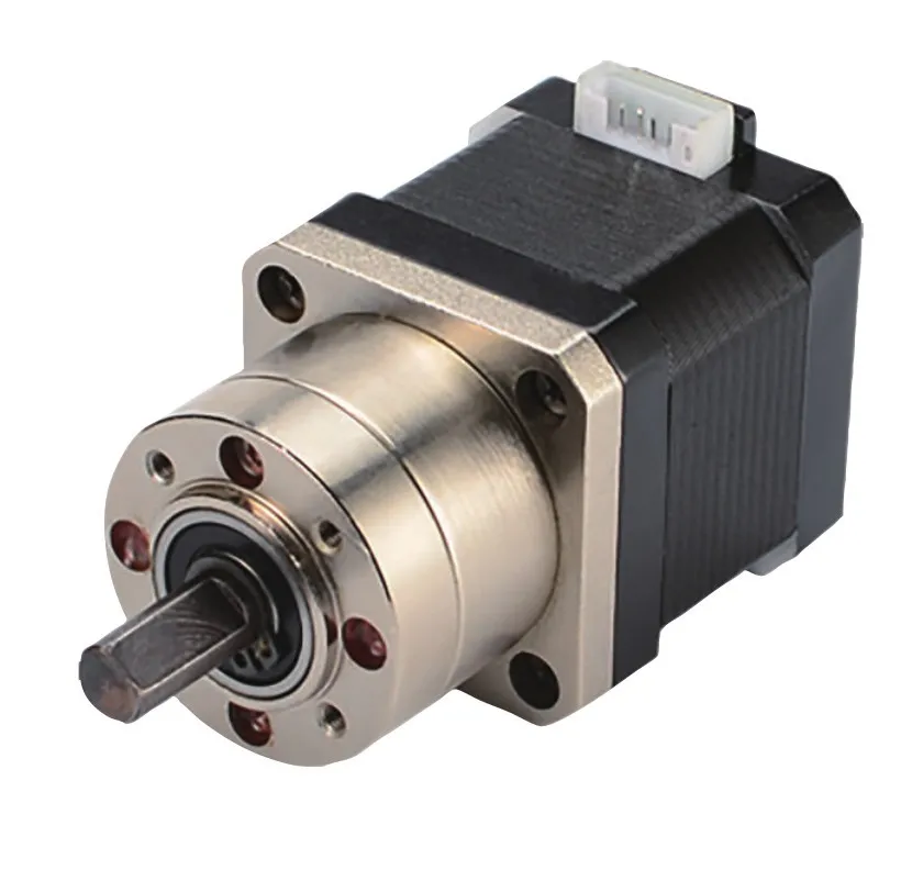 

Hugwit 42 Planetary Gear Motor Micro Hybrid Deceleration Stepper Motor Large Torsion Gauge Deceleration Motor Ratio 5:18