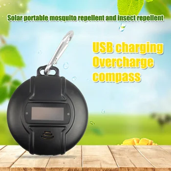 

Ultrasonic Pest Repeller Solar Portable Electronic Mosquito Repeller Hook Repeller Insect Killer SNO88
