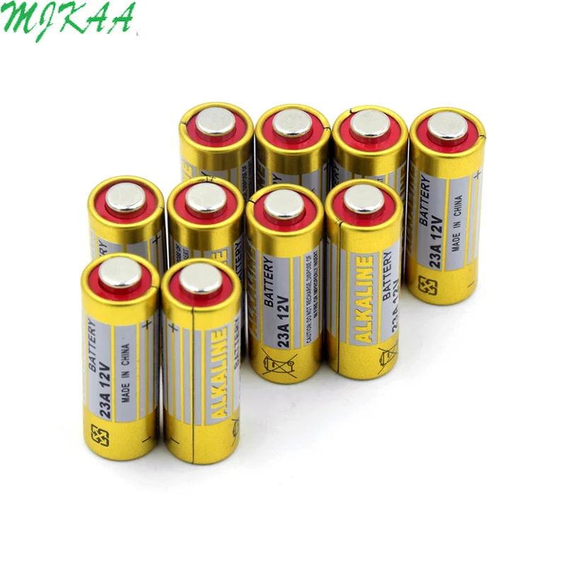 10 шт 12V 23A 23AE 23GA A23 A23S E23A EL12 3LR50 V23GA MN21 L1028 MS21 RV08 VR22 GP23A 21/23 K23A сухие щелочные