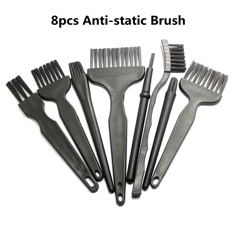 Cleaning Brush Set Anti-Static Esd Safe Nylon for Mobile Phone Tablet Pcb Bga Repair Cleaning Work