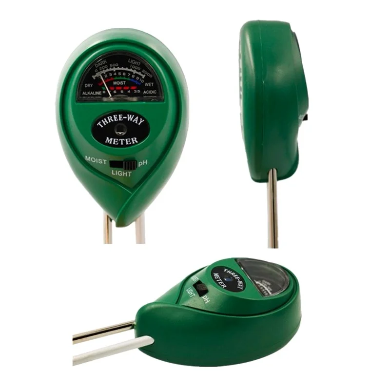 PH метр для садоводства почвы компоста трехв 1 гигрометр посадки цветов и растений