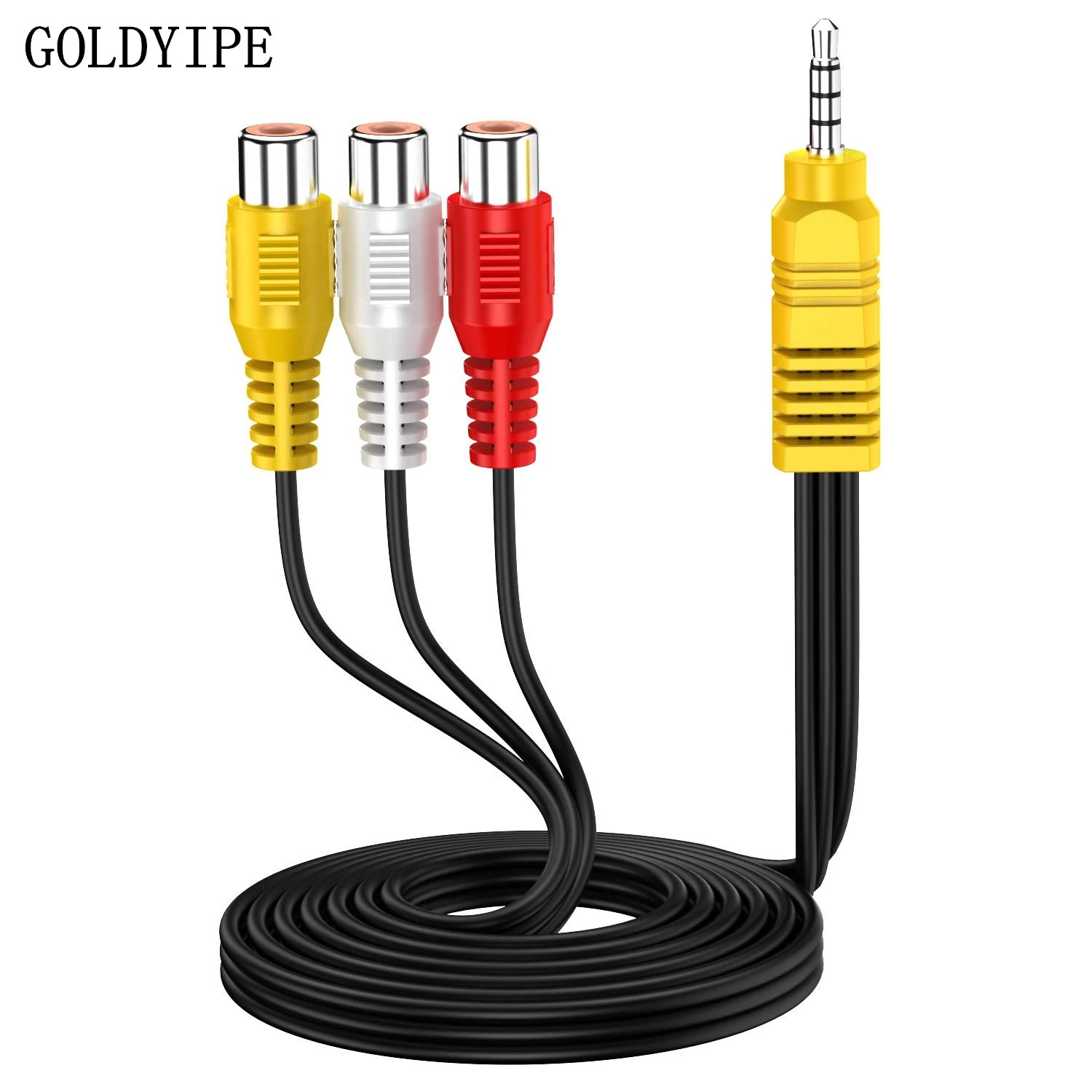 Adaptador AV, Cable adaptador de componentes AV de vídeo repuesto para TV TCL, adaptador de entrada 3 RCA AV|Accesorios de auriculares| - AliExpress