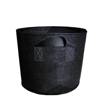 

Non Woven Tree Fabric Pots Grow Bag Root Container Plant Black Hand With Planting Flowers Nonwoven Bags Grows Culture