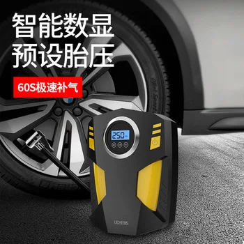 

Car tire car air pump digital display portable air pump 12V car inflator 30 cylinder inflator