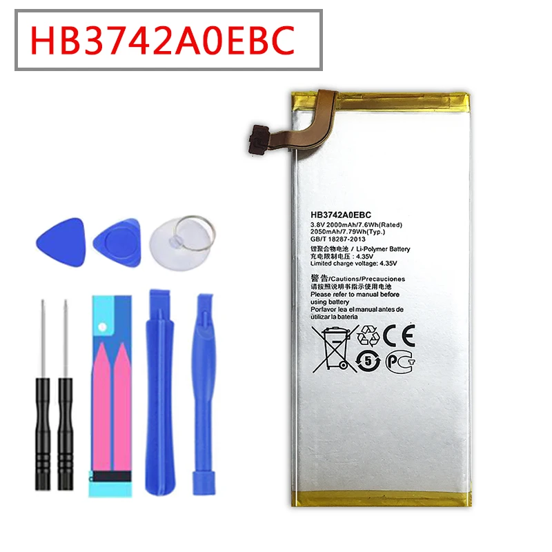 YKaiserin аккумулятор для смартфона HB3742A0EBC 2050 мАч Huawei Ascend P6 U06 c00/Ascend G6 G620 G621 G620s