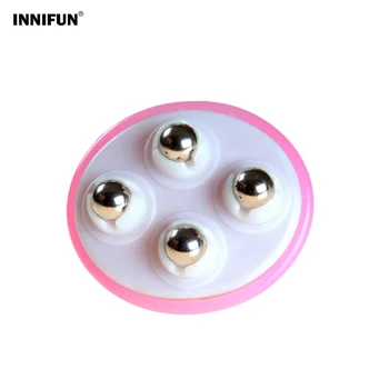 

Four Ball Massage Roller Manual Rolling Massager Portable Mini Home Office Relax Health Care Tool