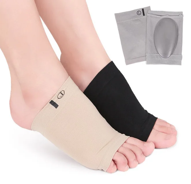 1 Pair Arch Support Sleeves Plantar Fasciitis Heel Spurs Foot Care Flat