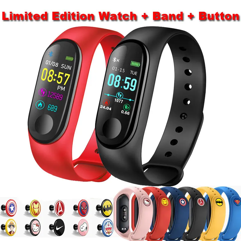 

Women Men Smart Watch Bracelet Limited Edition Strap Heart Rate Sleep Monitor Pedometer Fitness Sport SmartWatch For Android IOS