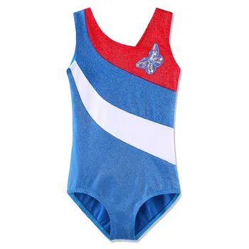 

BAOHULU 3-12 Years Girls Gymnastics Leotard Butterfly Sleeveless Leotard for Kids Toddler Ballet Bodysuit Dance-Wear Children