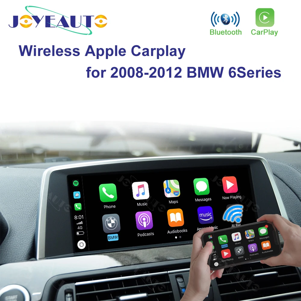 Joyeauto wifi беспроводной Apple Carplay автомобиль играть для BMW CIC NBT EVO 1 2 3 4 5 7 серии X1 X3 X4 X5 X6 MINI i3 Android авто зеркало