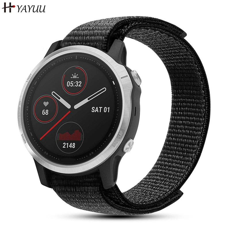 YAYUU ДЛЯ Fenix 6S/Fenix 5S полосы 20 мм тканый нейлоновый Сверхлегкий ремешок для Garmin Plus 6S