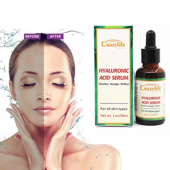 

30ml Hyaluronic Acid Serum Hydrating Shrinking Pores Brighten Skin Color Face Anti-aging Essence Beauty Skin Care